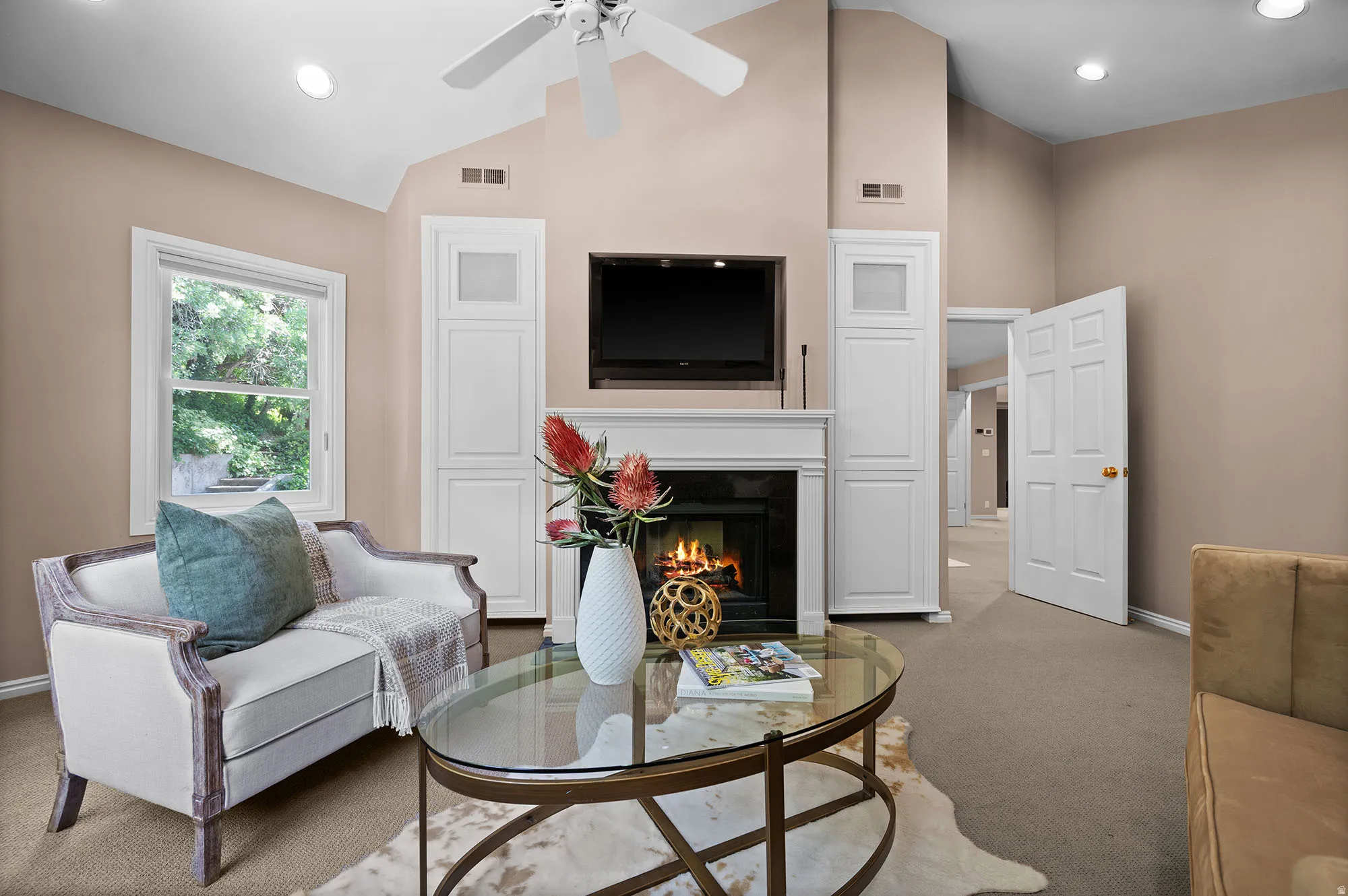 Private family room attached to Primary bedroom.
