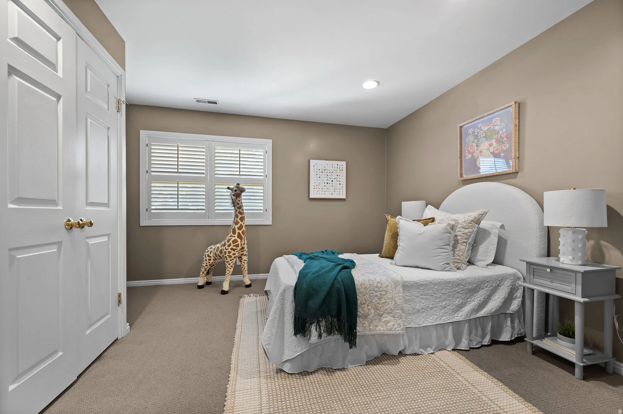 Bedroom with attached Full Bath.