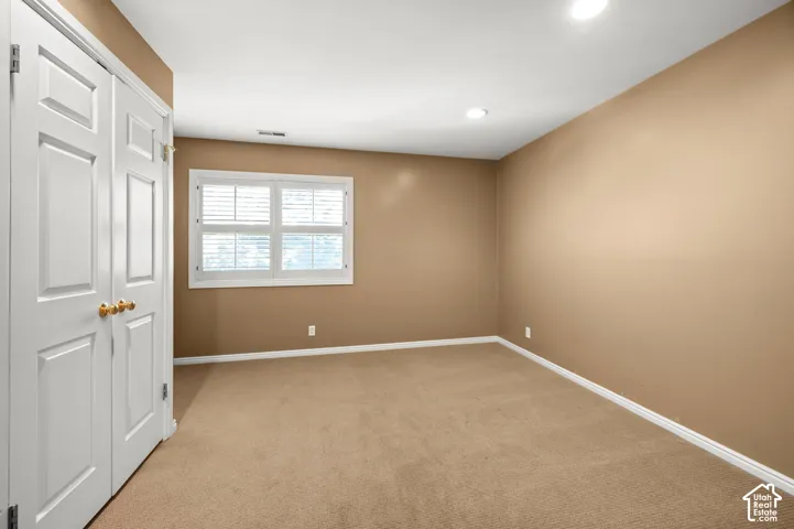 Bedroom with attached full ensuite.