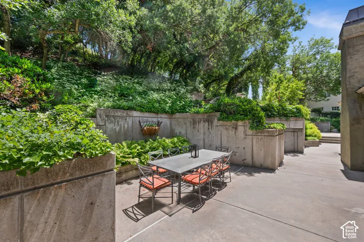 Main Level outdoor dining area