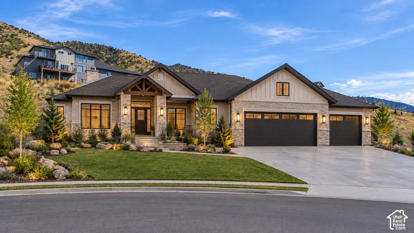 Digital rendering of house