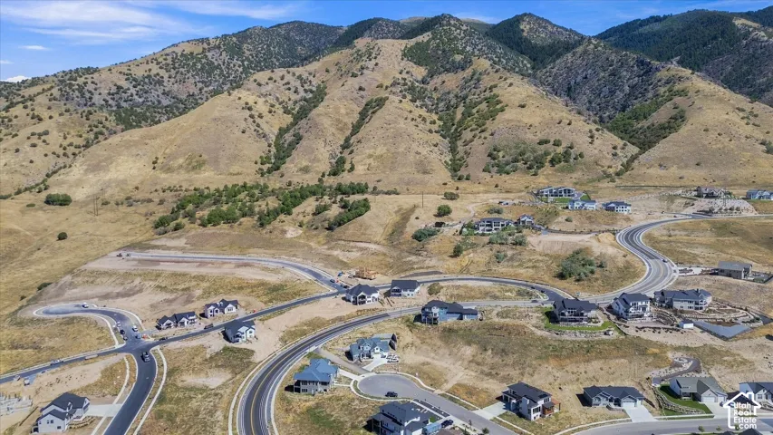Developing residential community with mountain scenery