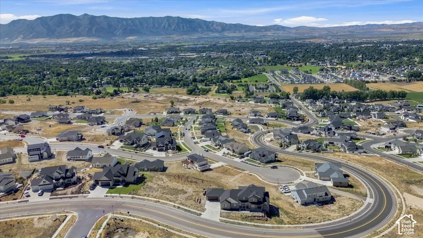 Expansive residential development with mountain scenery
