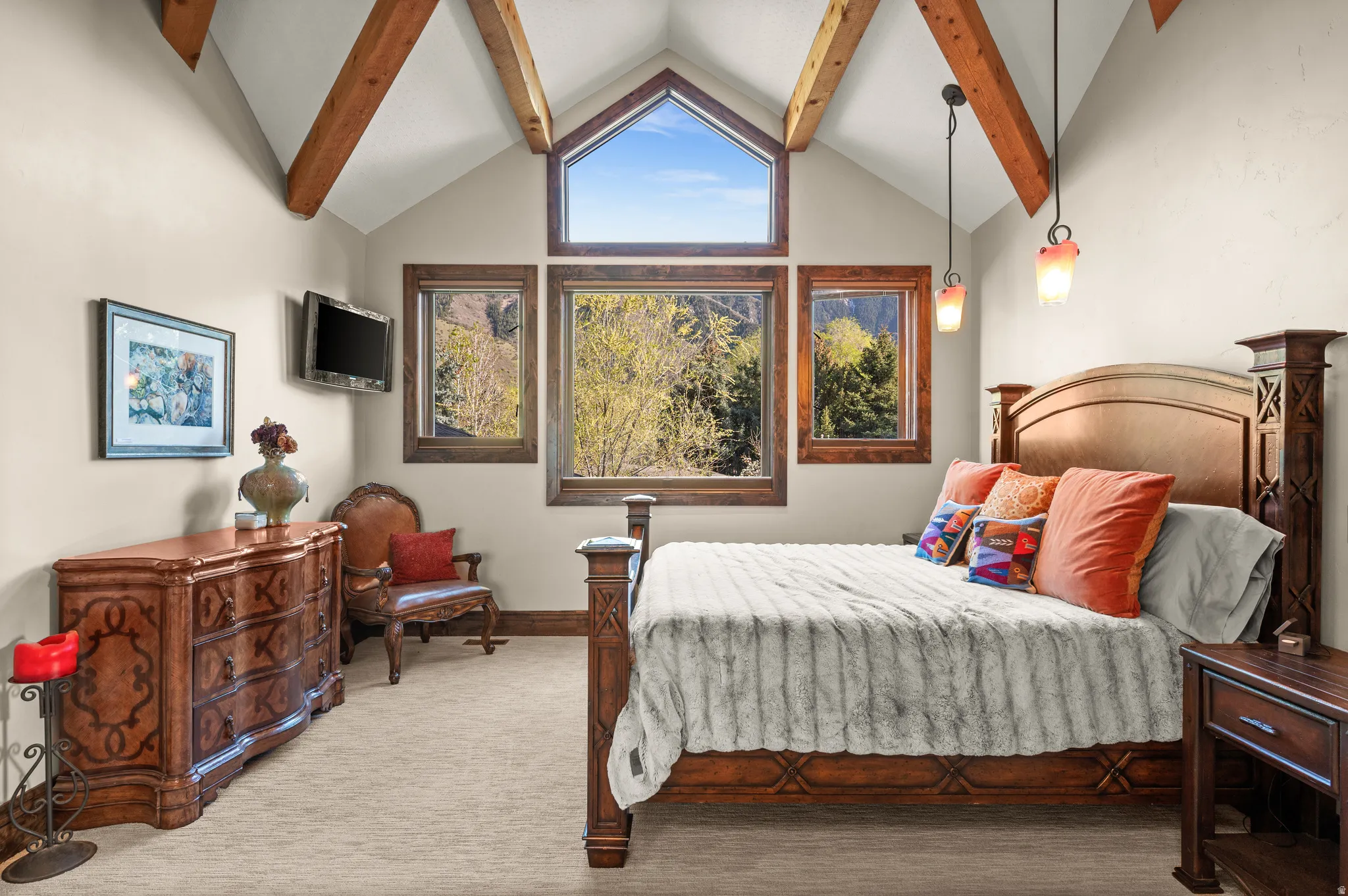 second floor primary bedroom