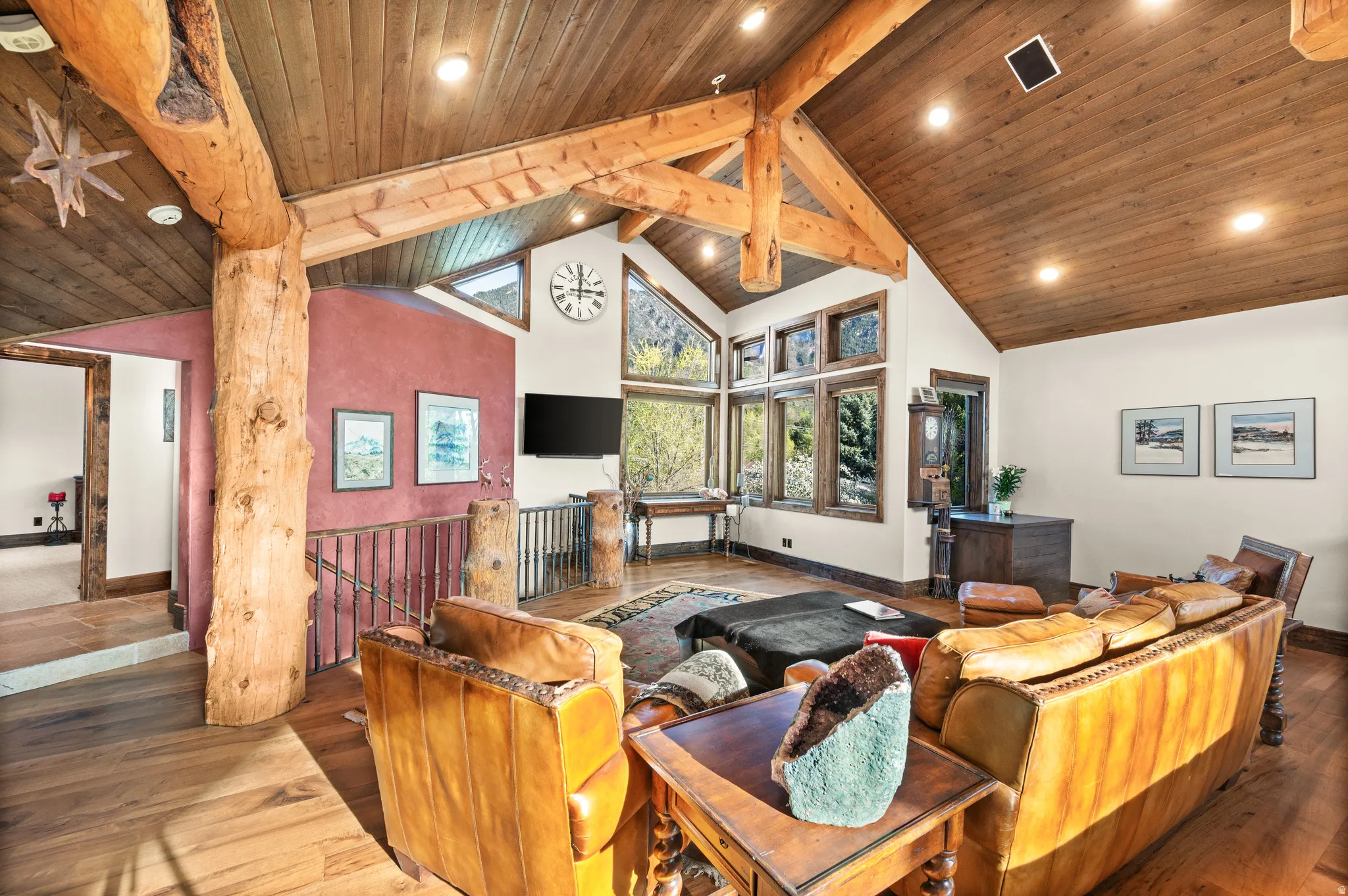 second floor open living space