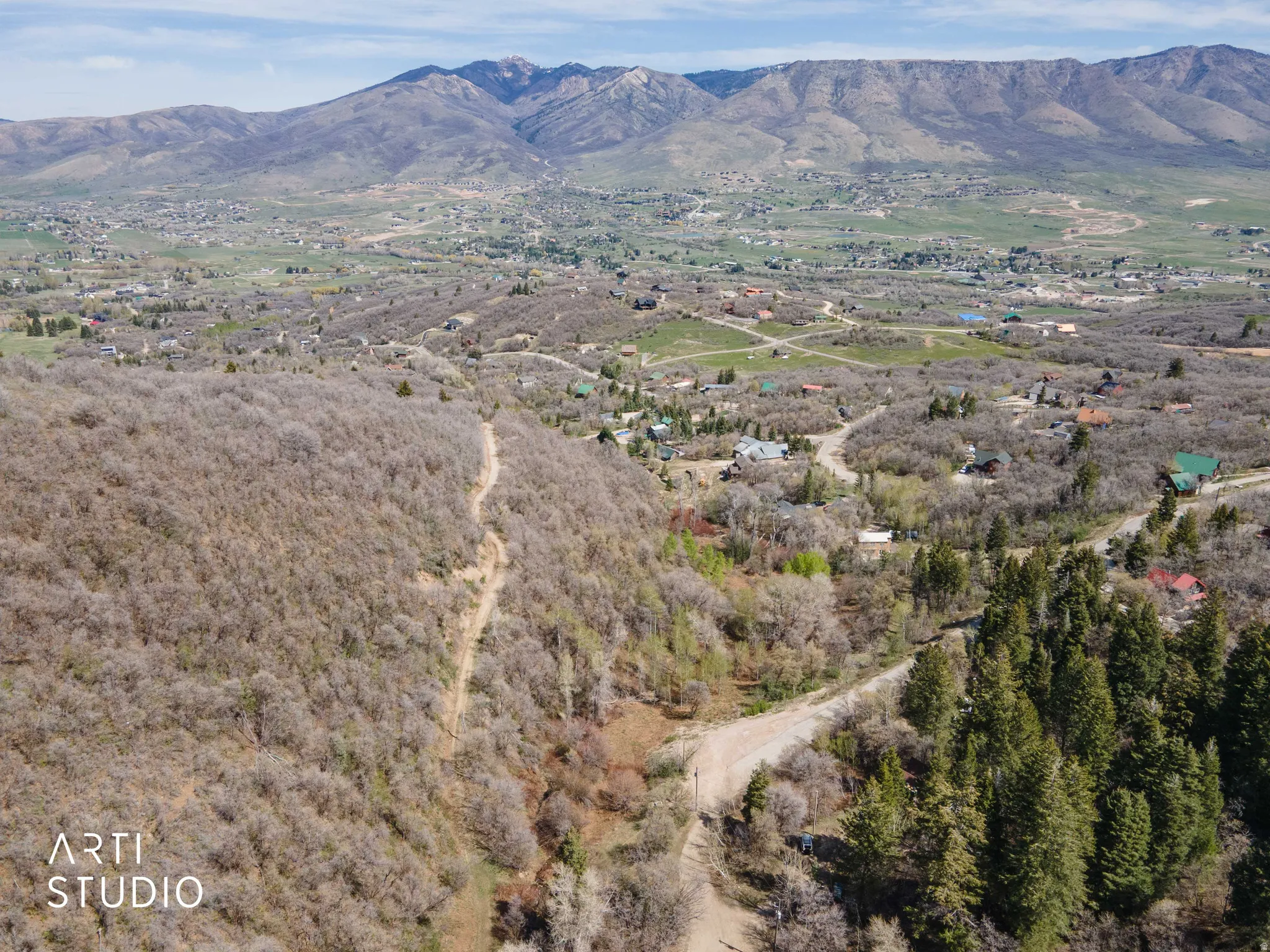 View of mountain background