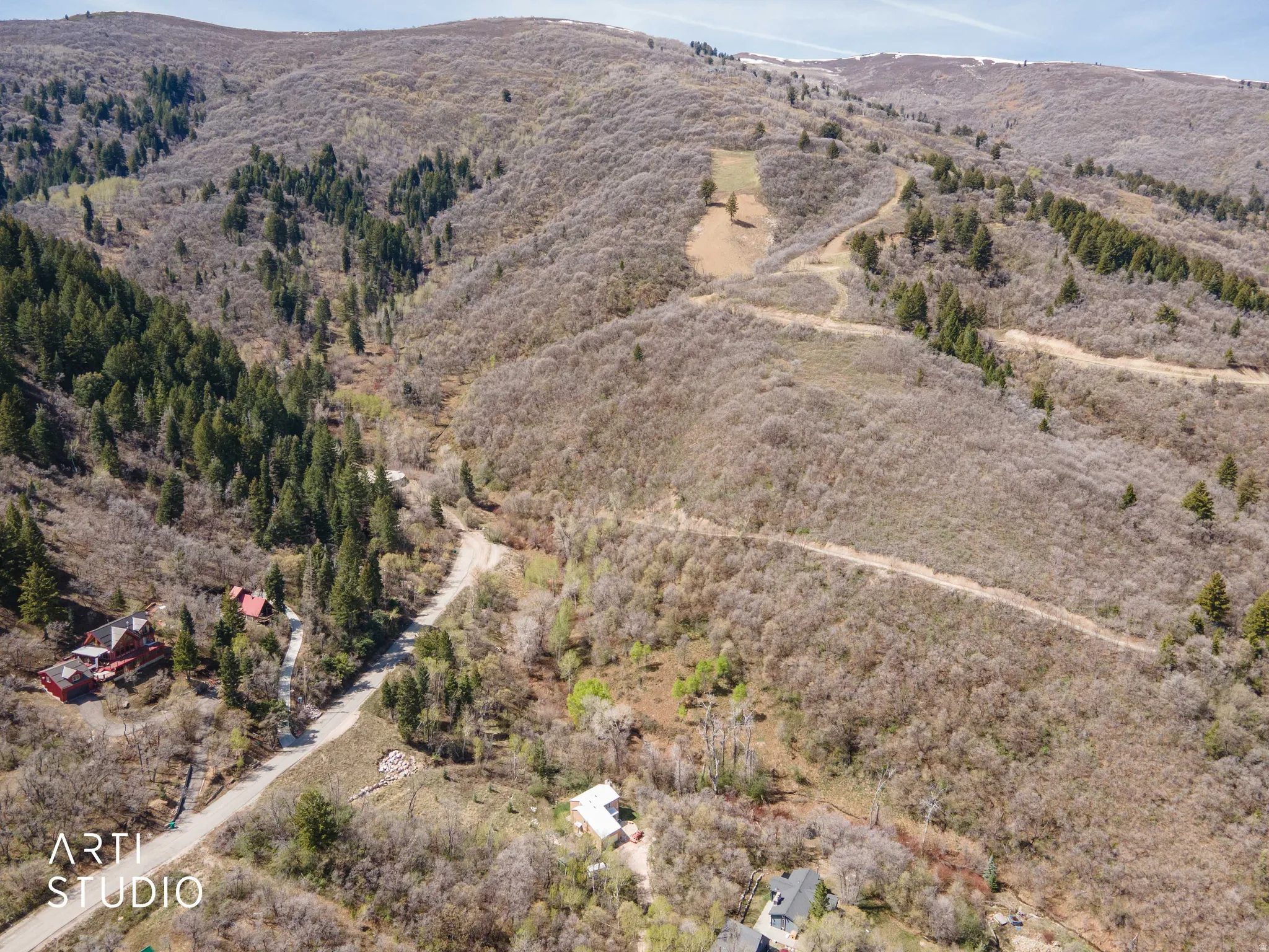 View of mountain background