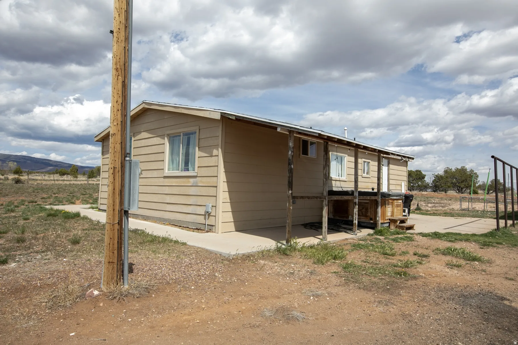 Back of property