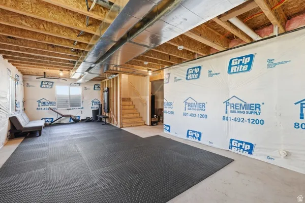 Unfinished basement
