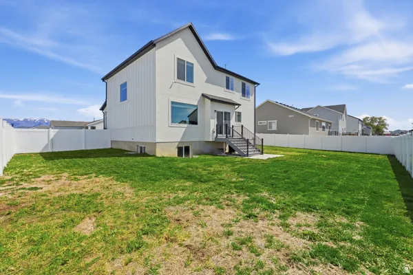 Rear view of property