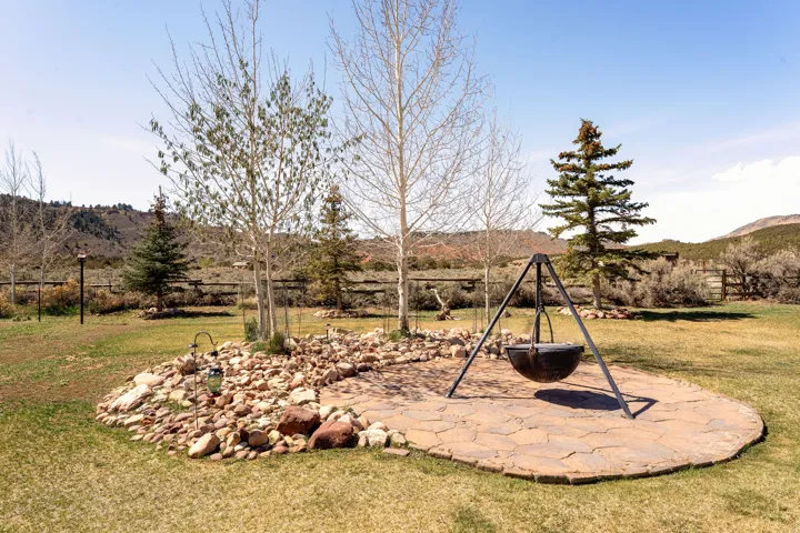 Fire pit area