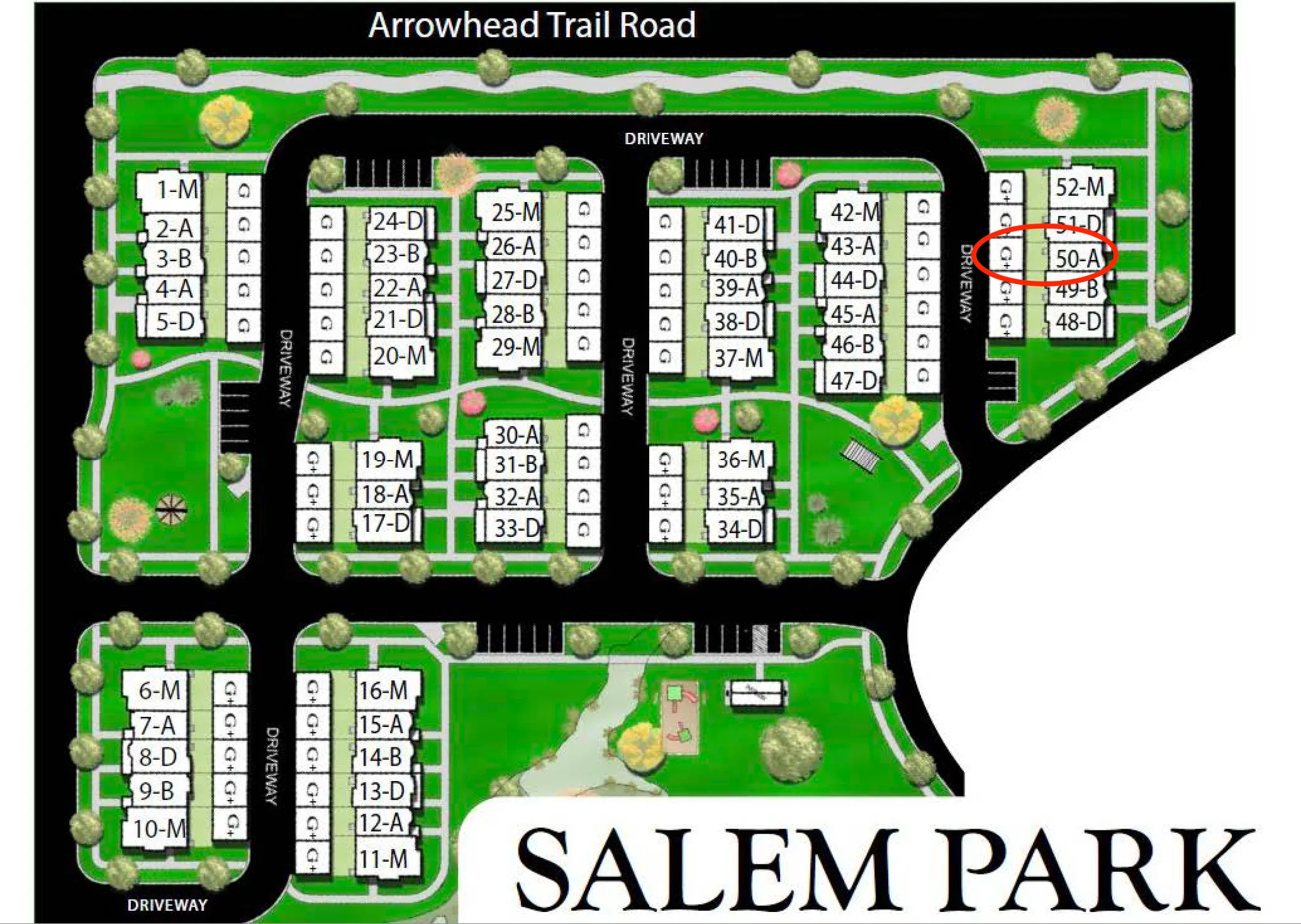 Salem Park Project Map
