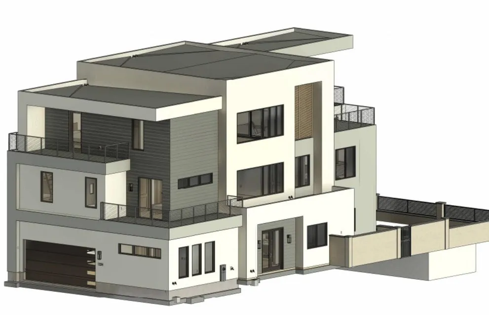 * Rendering of The Del Rey