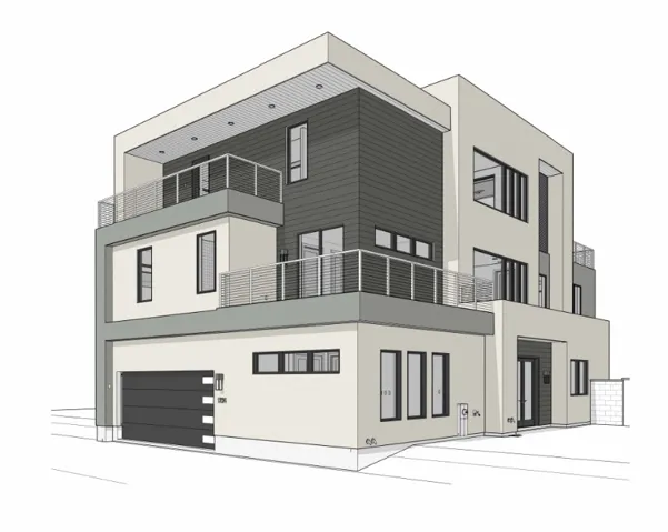 * Rendering of The Del Rey