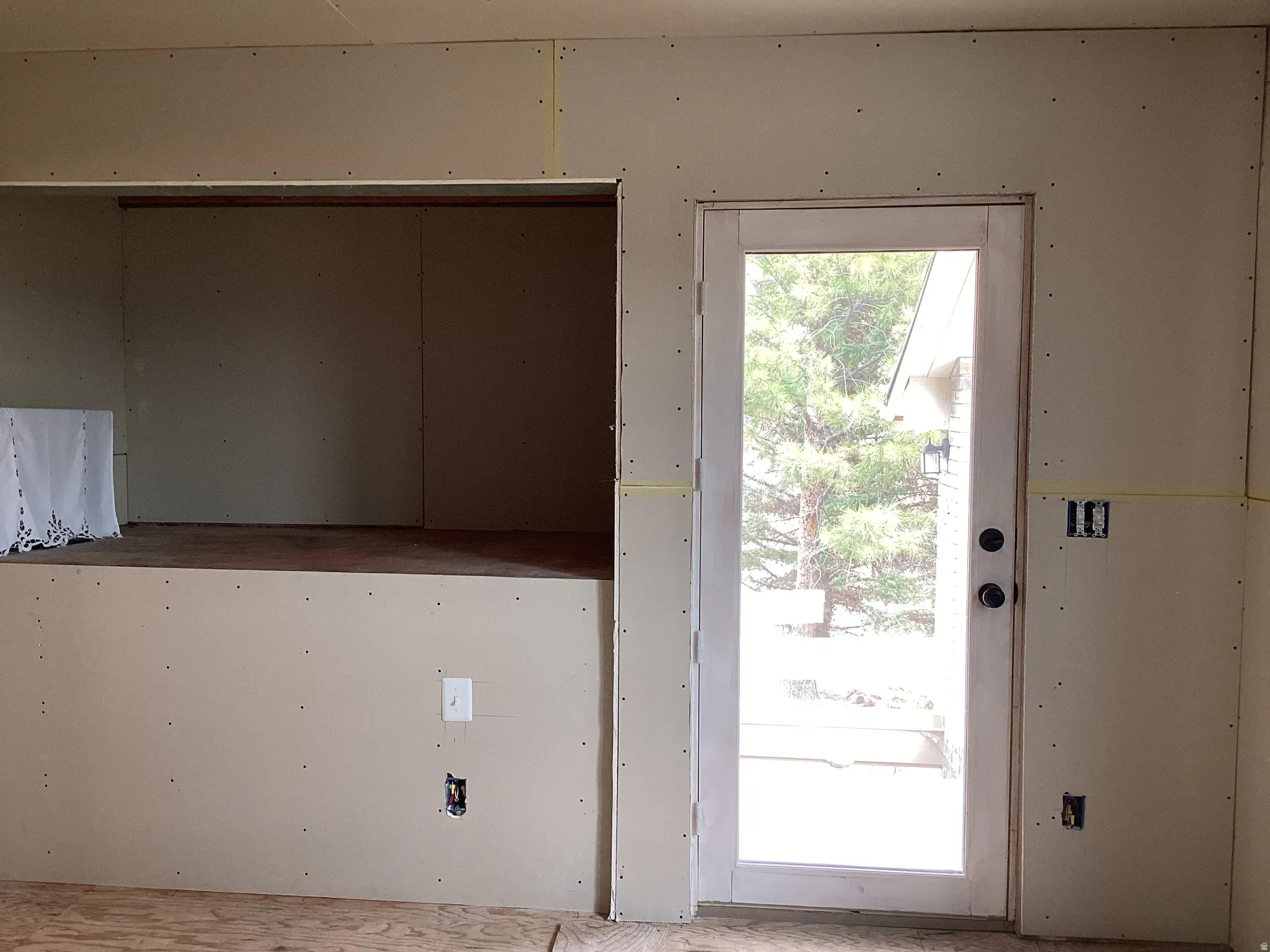 View of doorway to outside