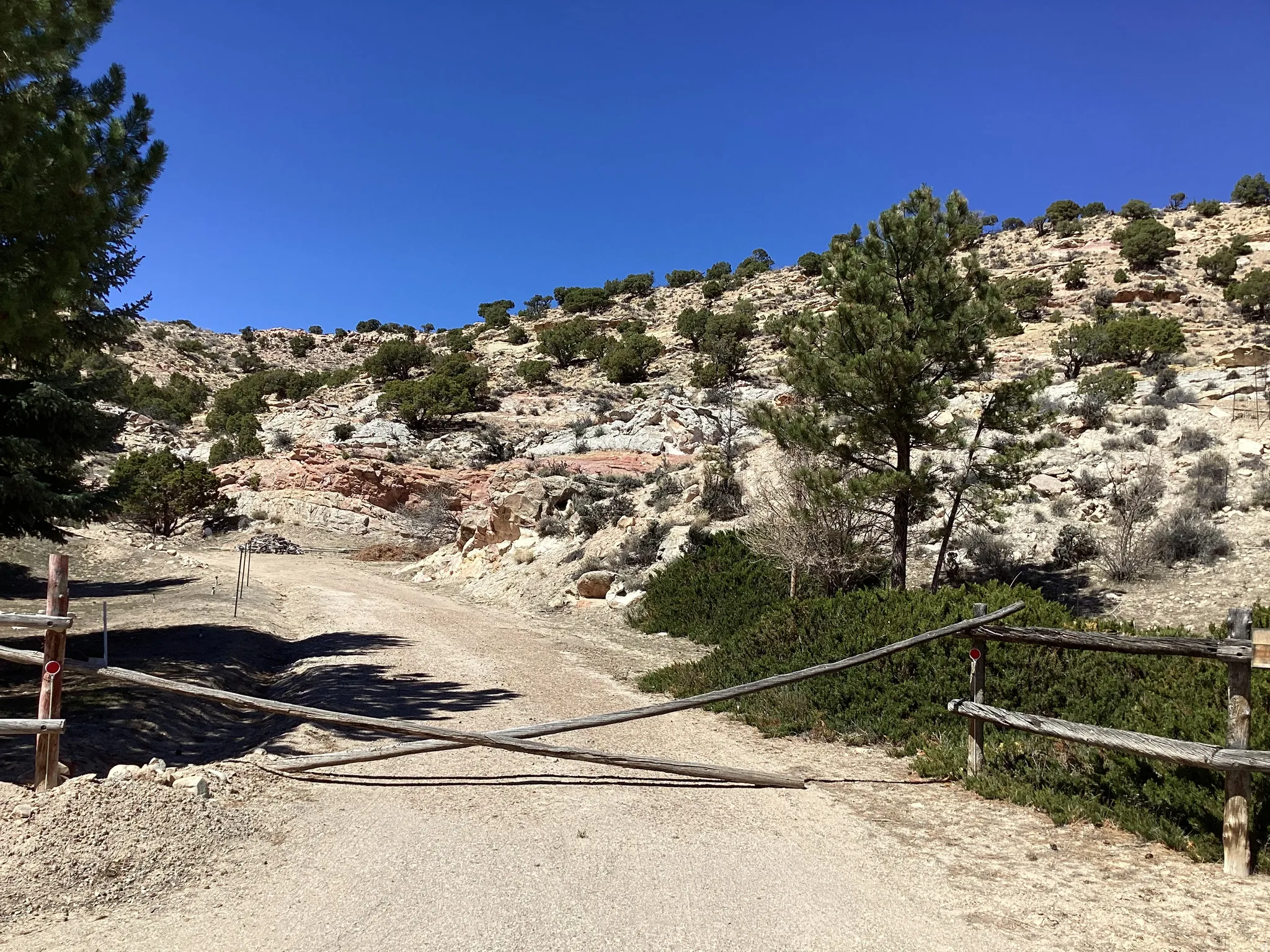View of dirt / gravel road