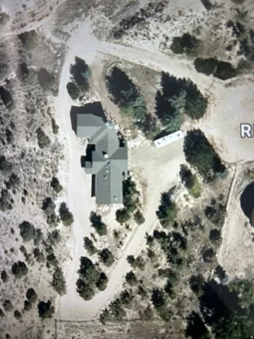 View of rural area featuring property parcel outlined and a desert landscape