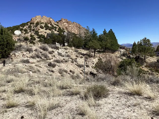 View of mountain background