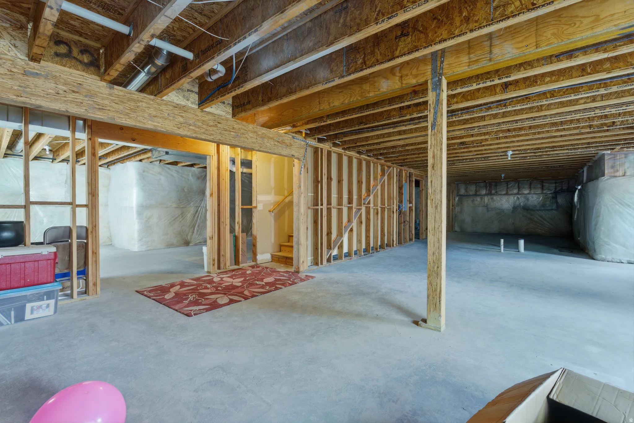 Enormous 2,000 sq foot basement