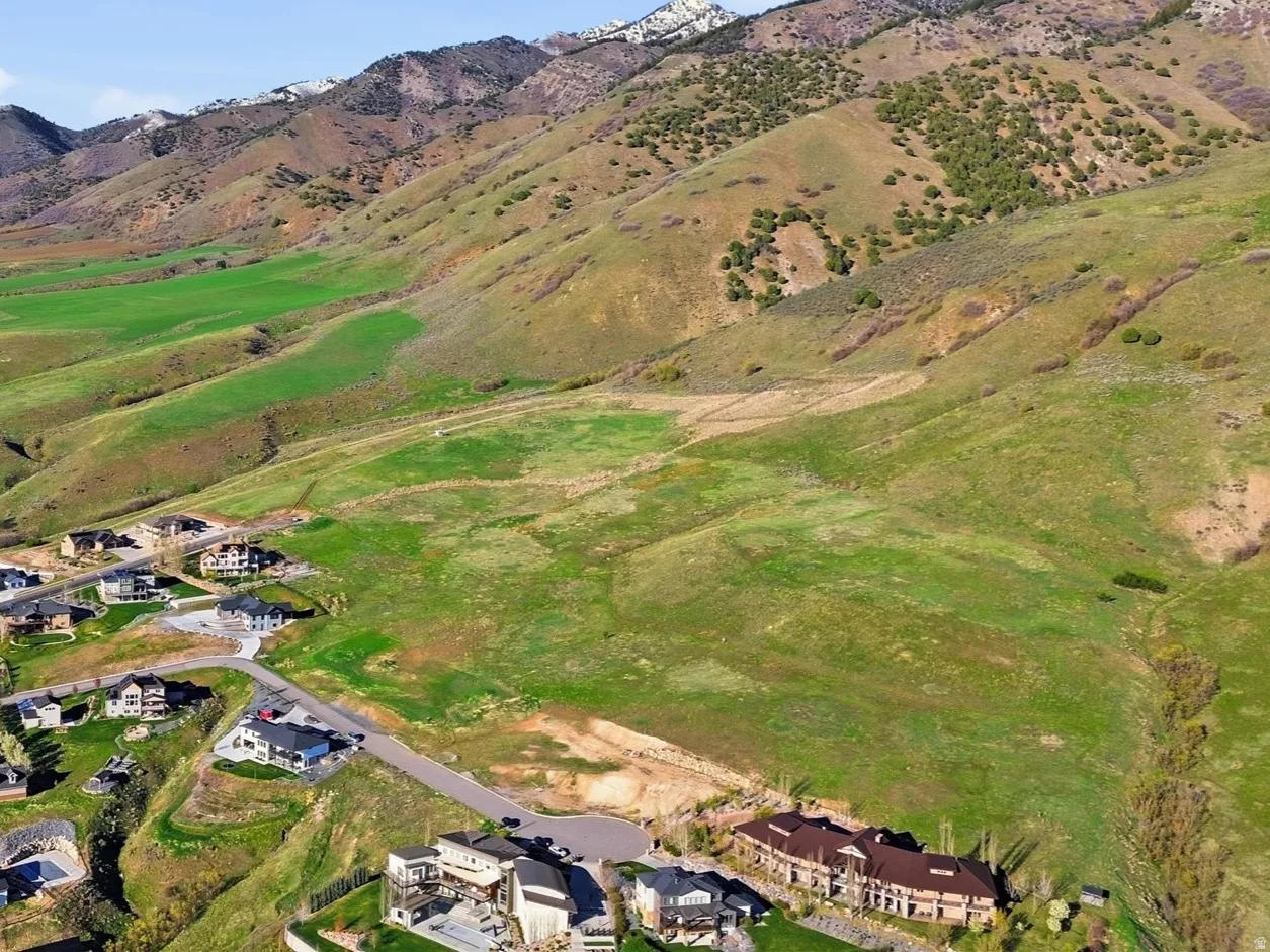 Drone / aerial view of mountains