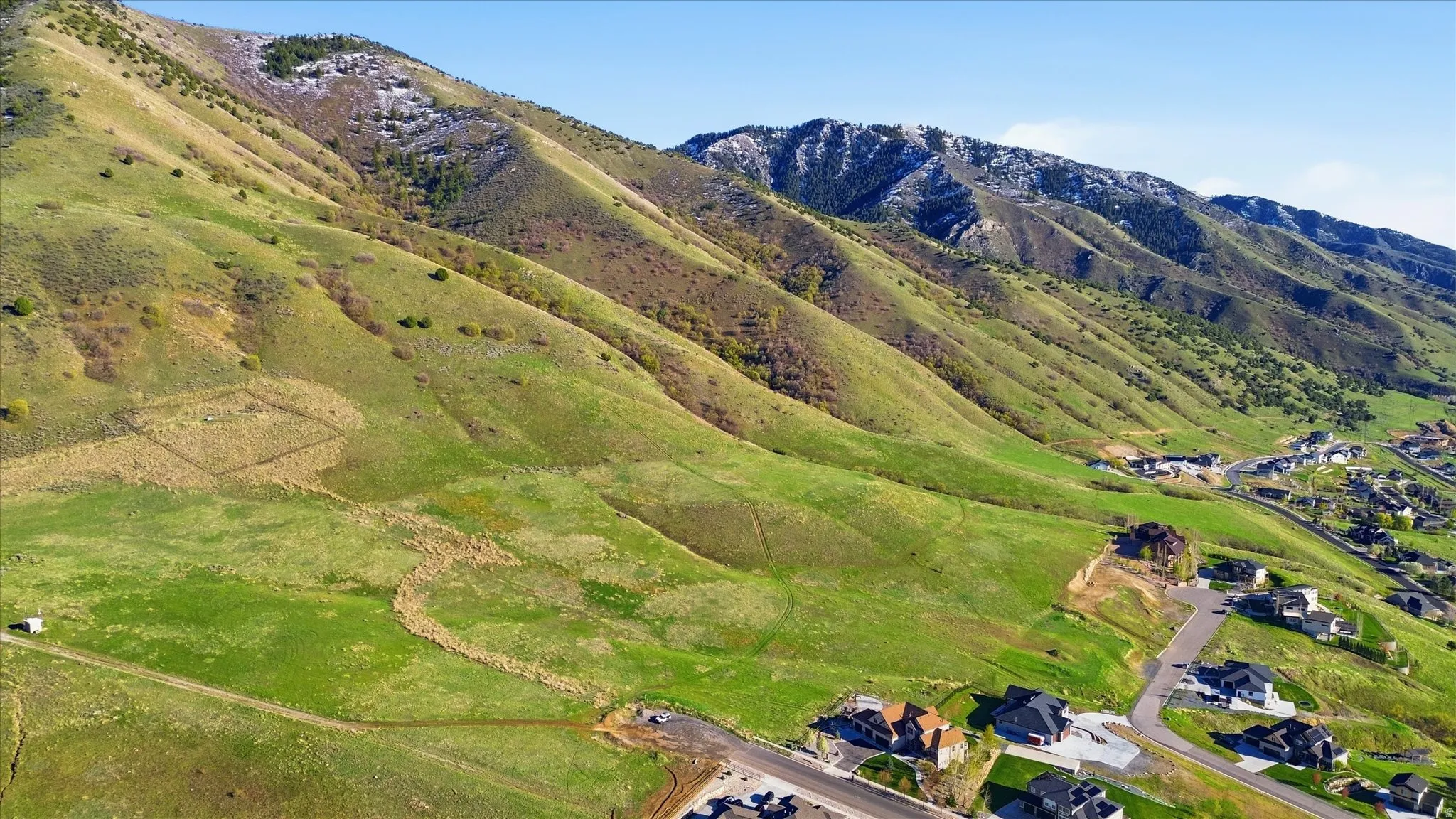 Drone / aerial view property.