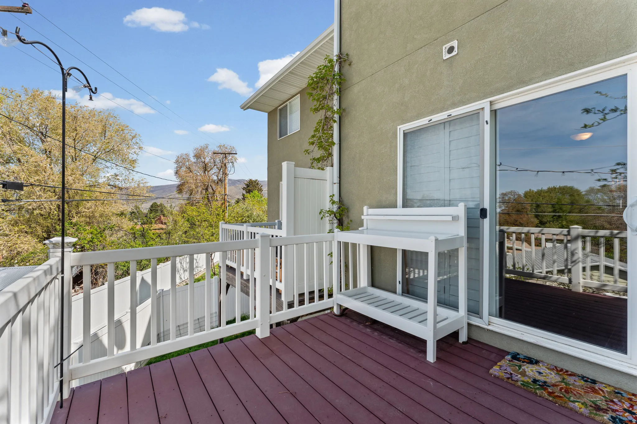 View of deck