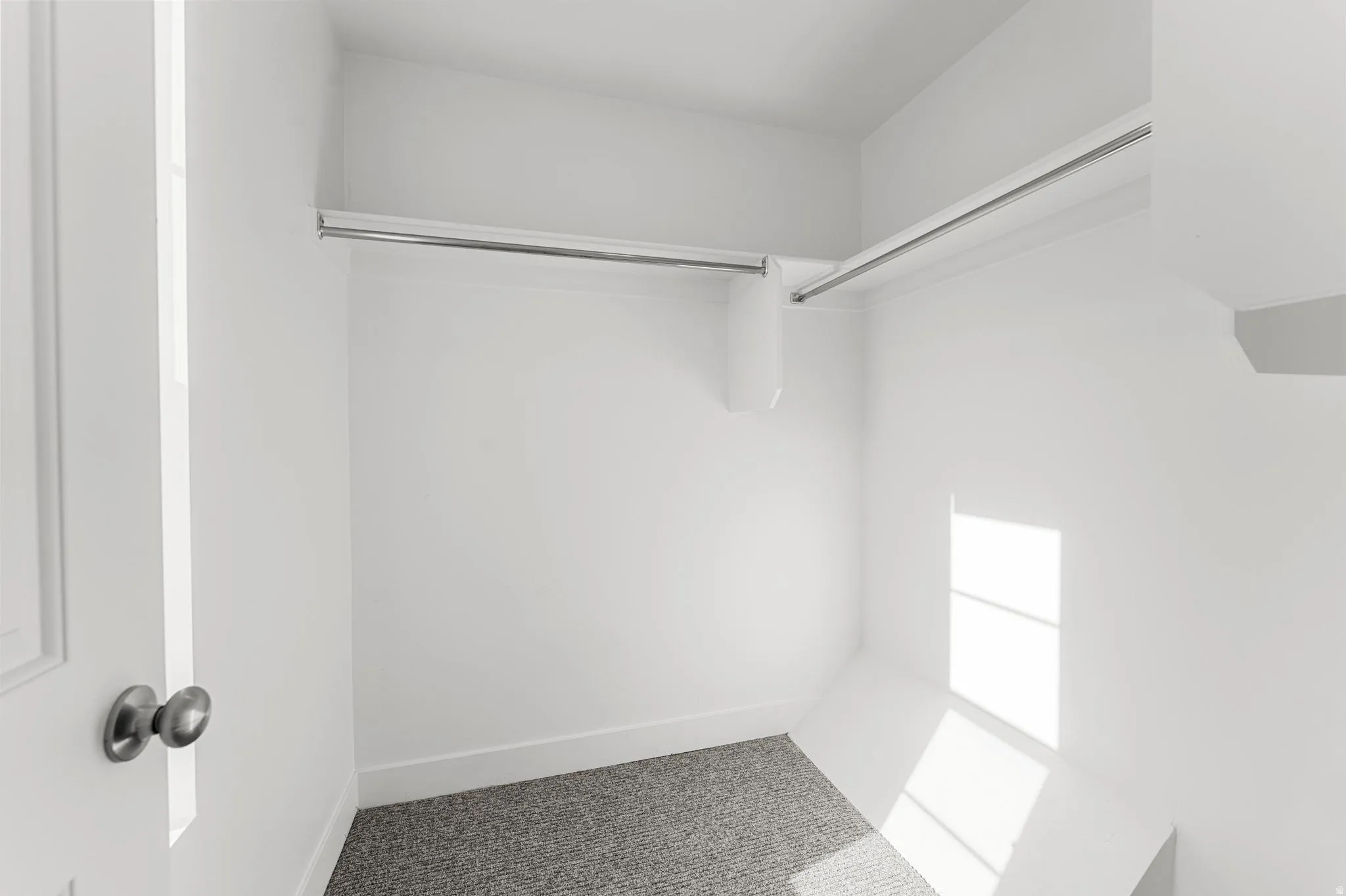 Walk in closet featuring carpet floors