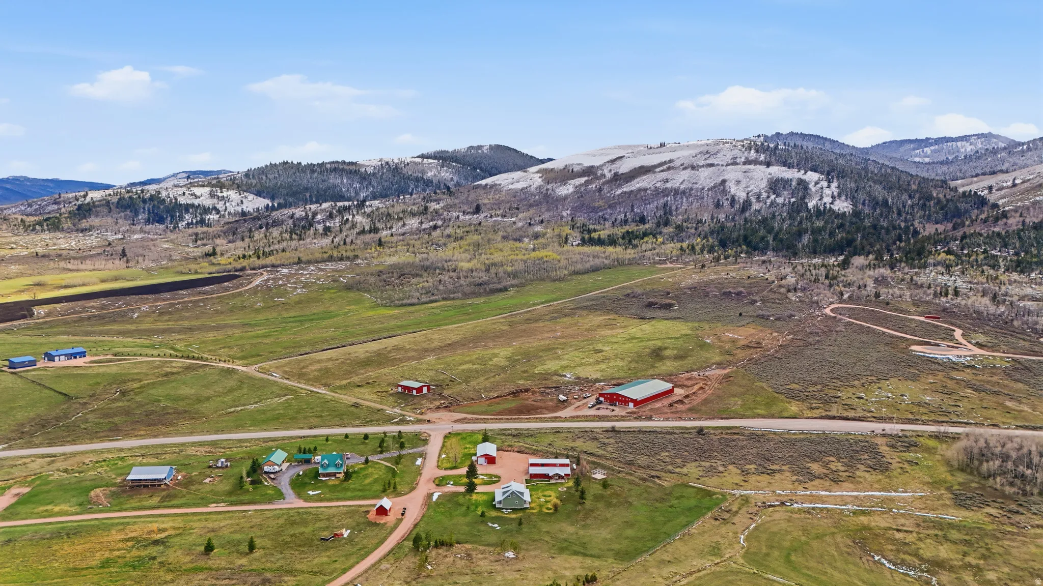 View of rural area featuring a mountain backdrop