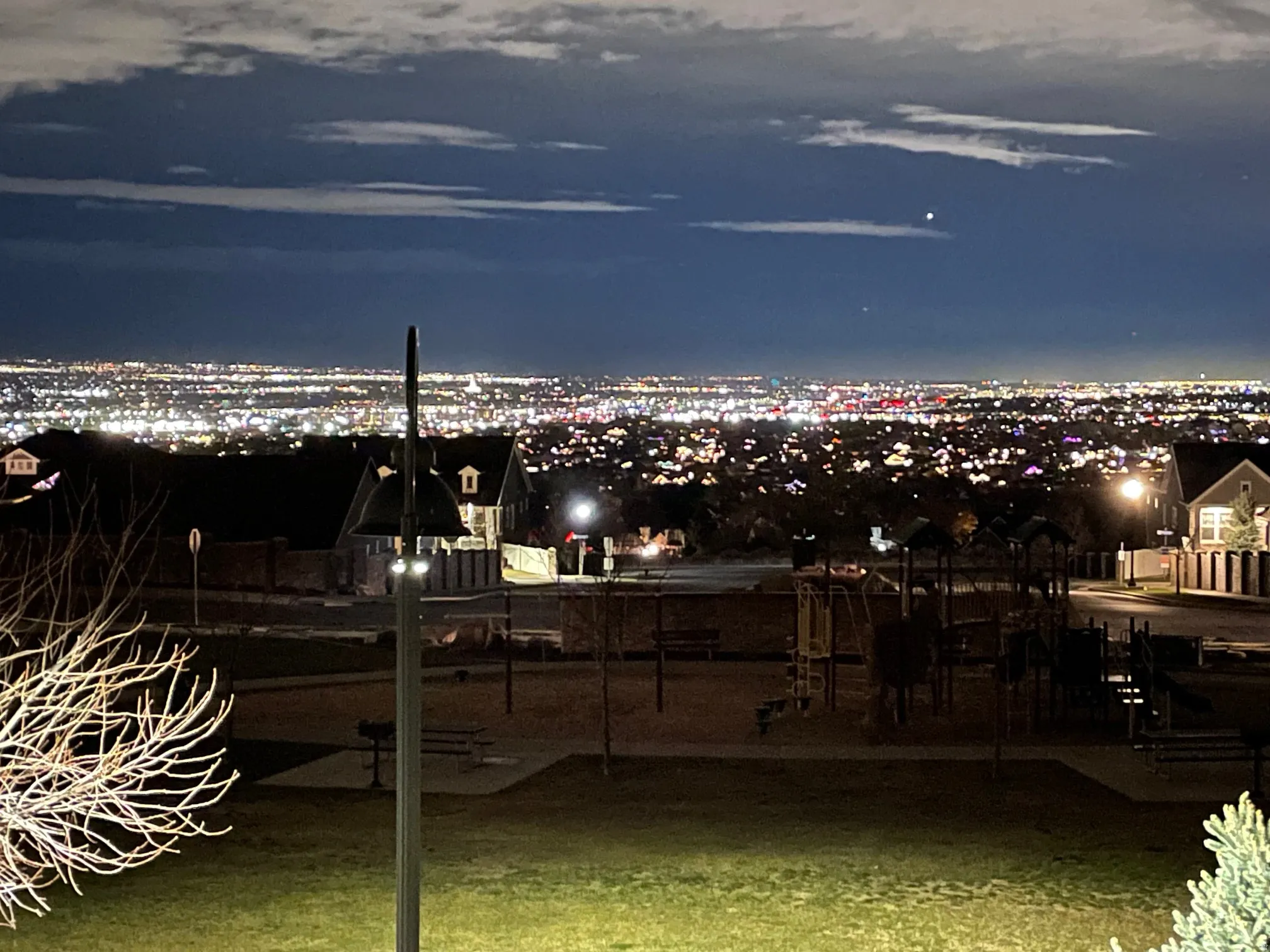 Imagine enjoying this incredible view every night from your living room and patio.
