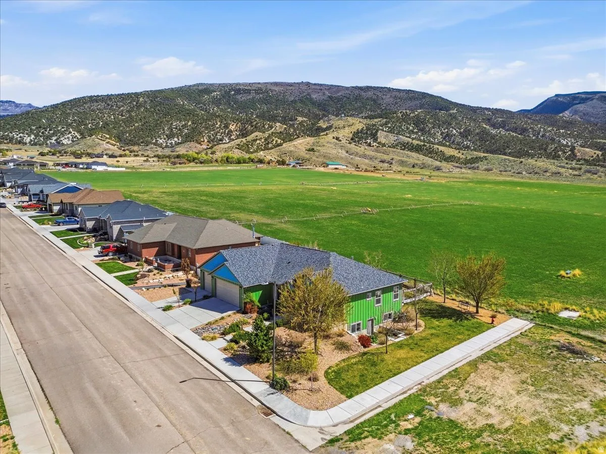 Aerial view of mountains