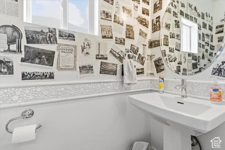 Bathroom with healthy amount of natural light