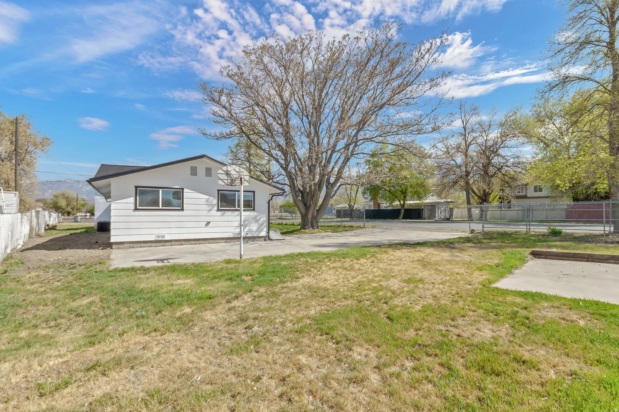 View of yard with a patio