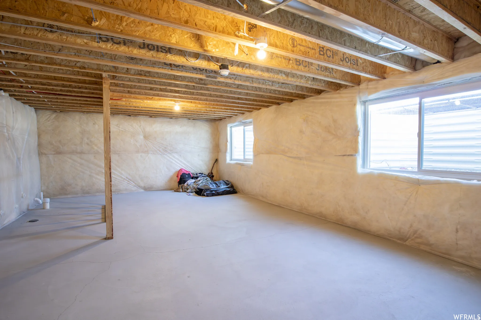 Unfinished basement