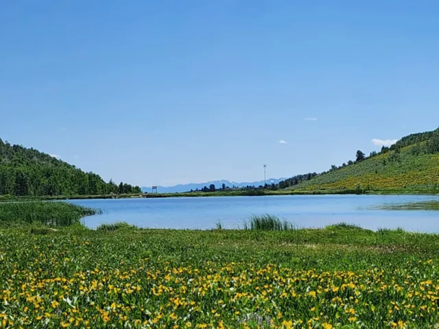 Water view featuring a mountainous background