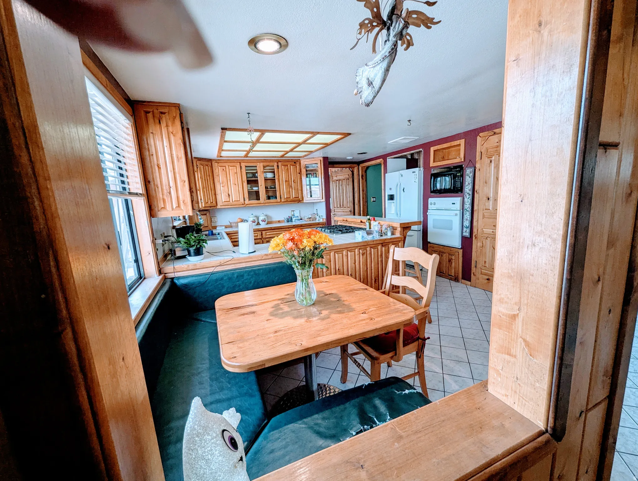 View of dining space