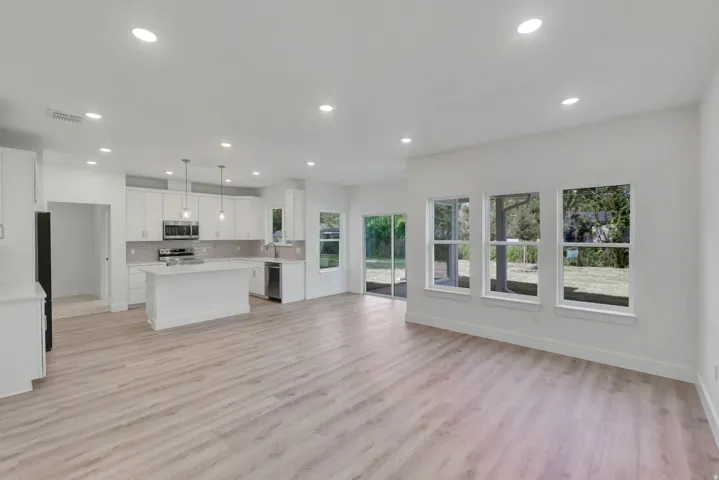 Family room to kitchen