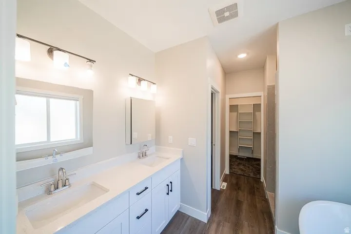 Primary Bathroom with double vanity