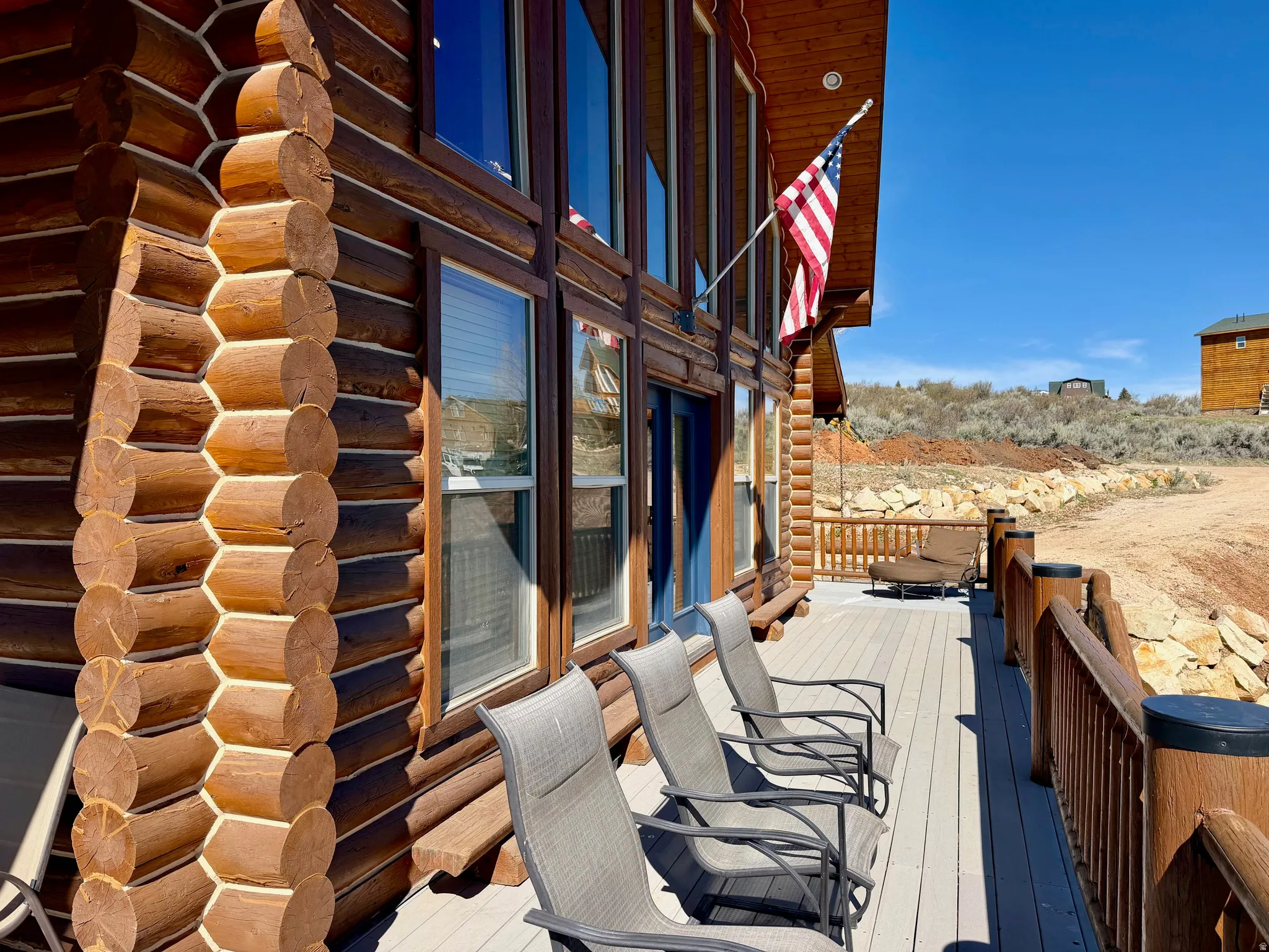 View of deck