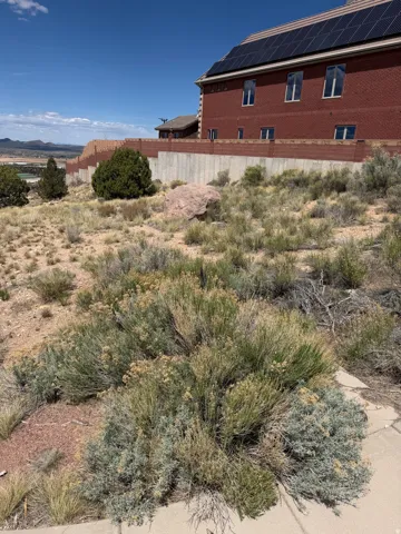 View of home's exterior featuring brick siding