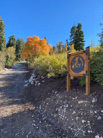 View of Owners driveway sign