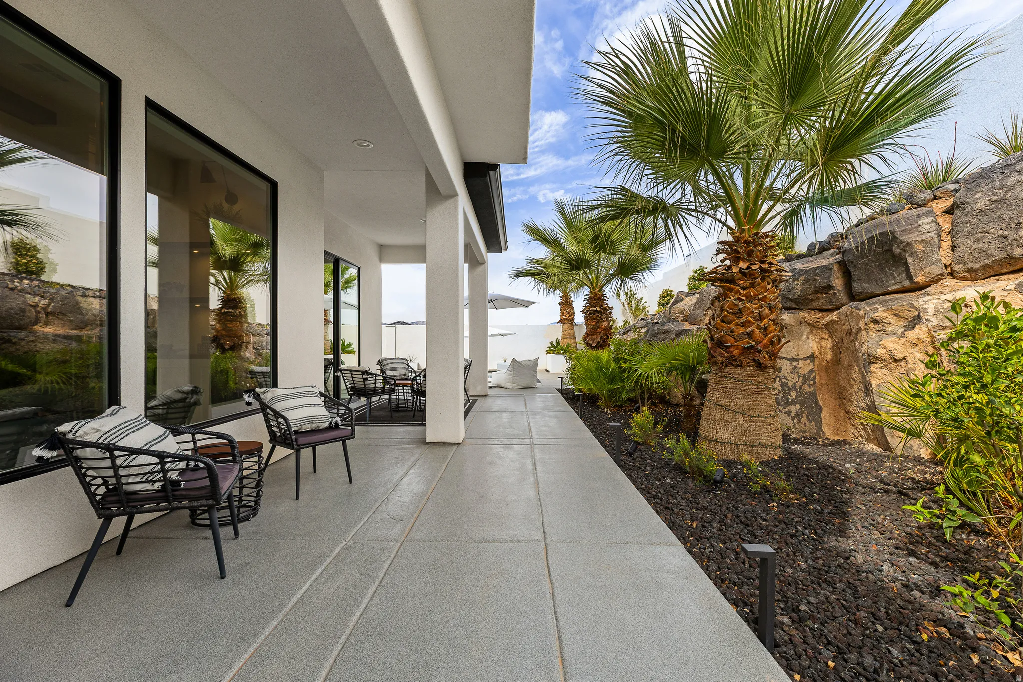View of patio