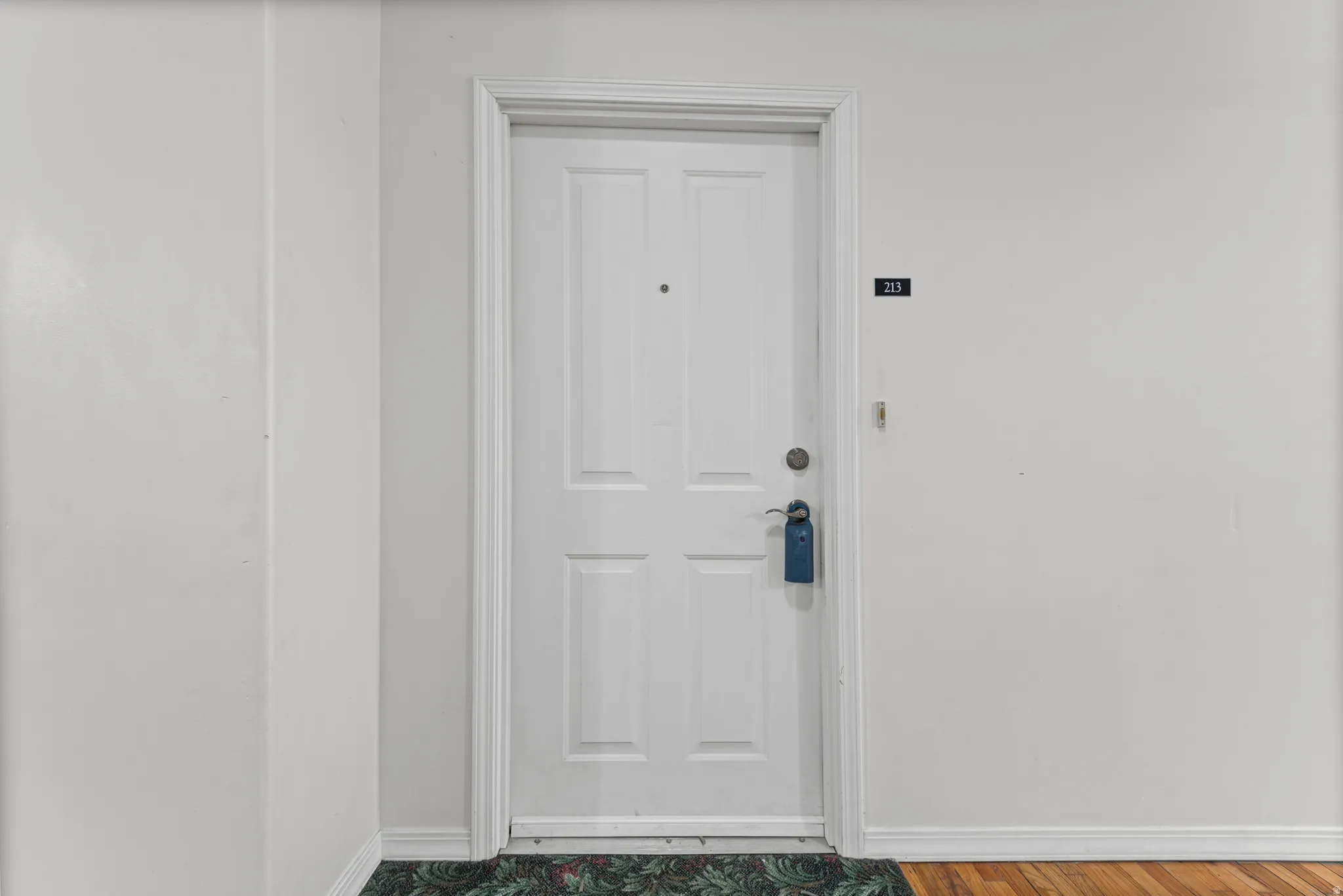 Clean entrance ready for your touch