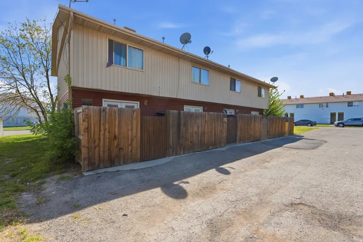 Back of property