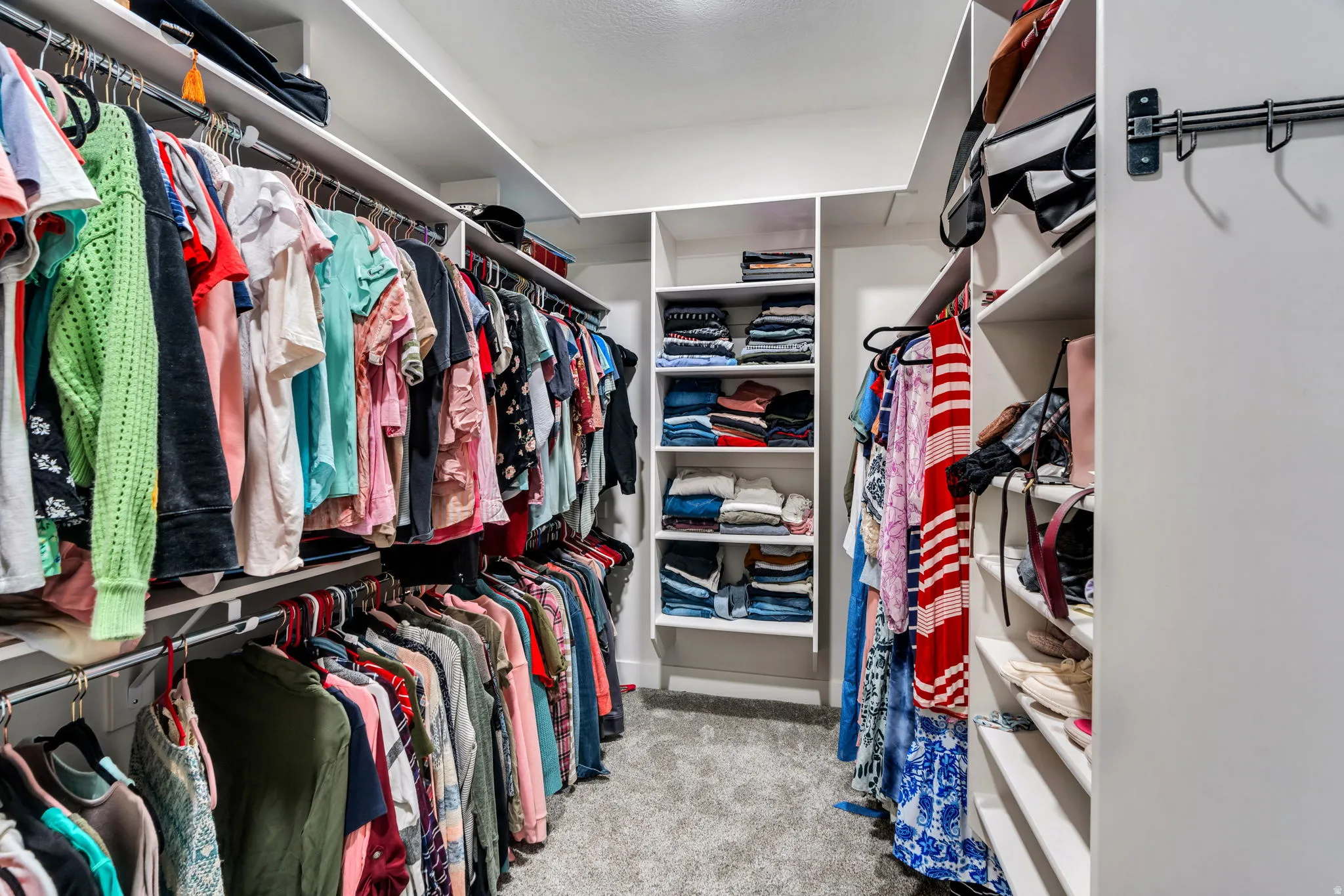 Huge walk-in closet in the master