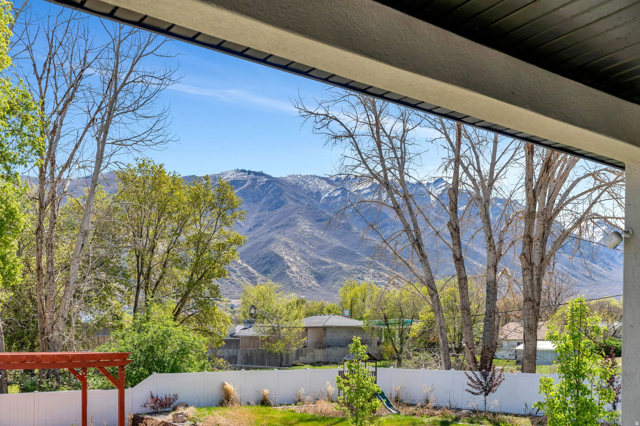View of mountain background