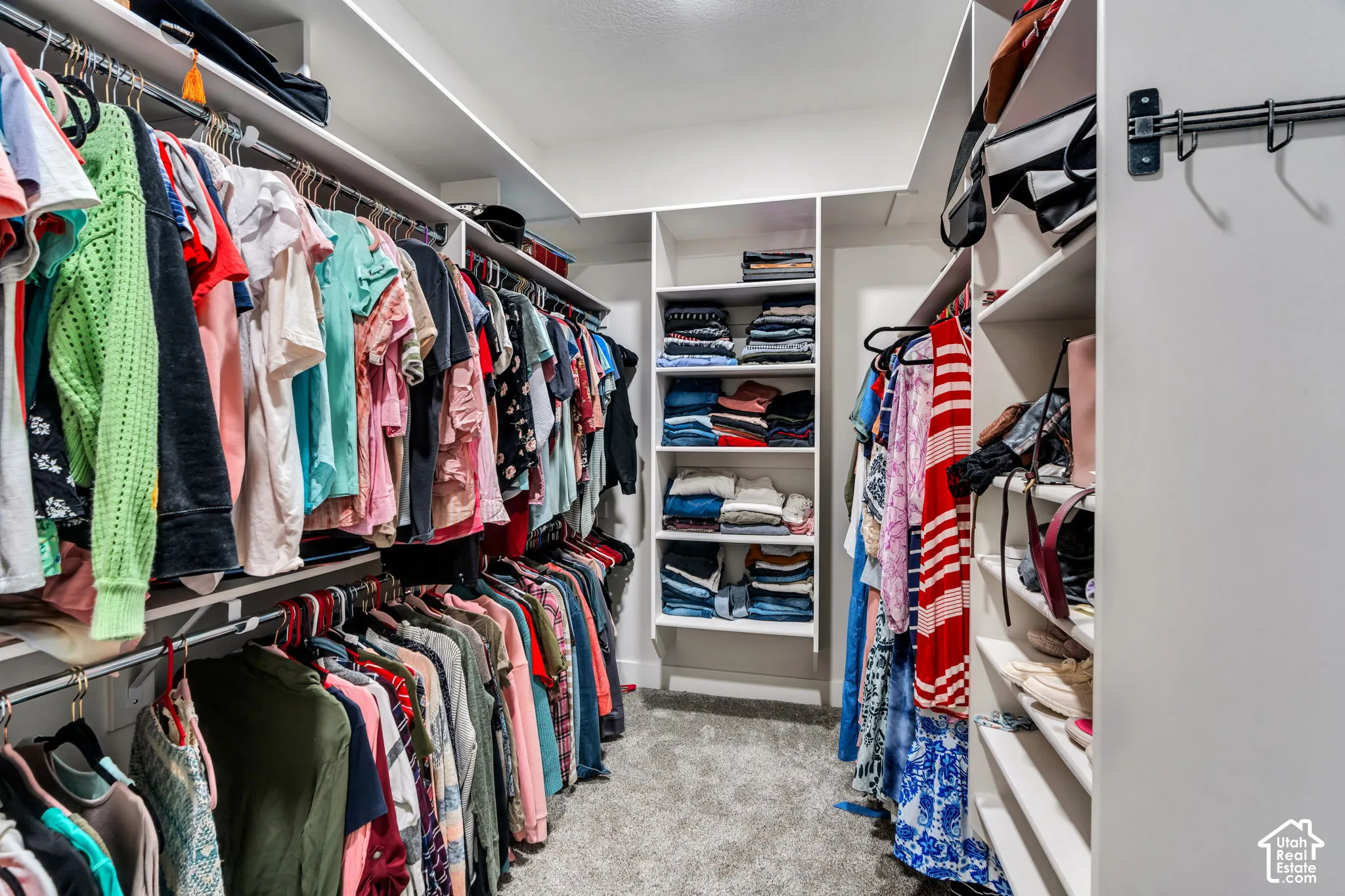 Huge walk-in closet in the master