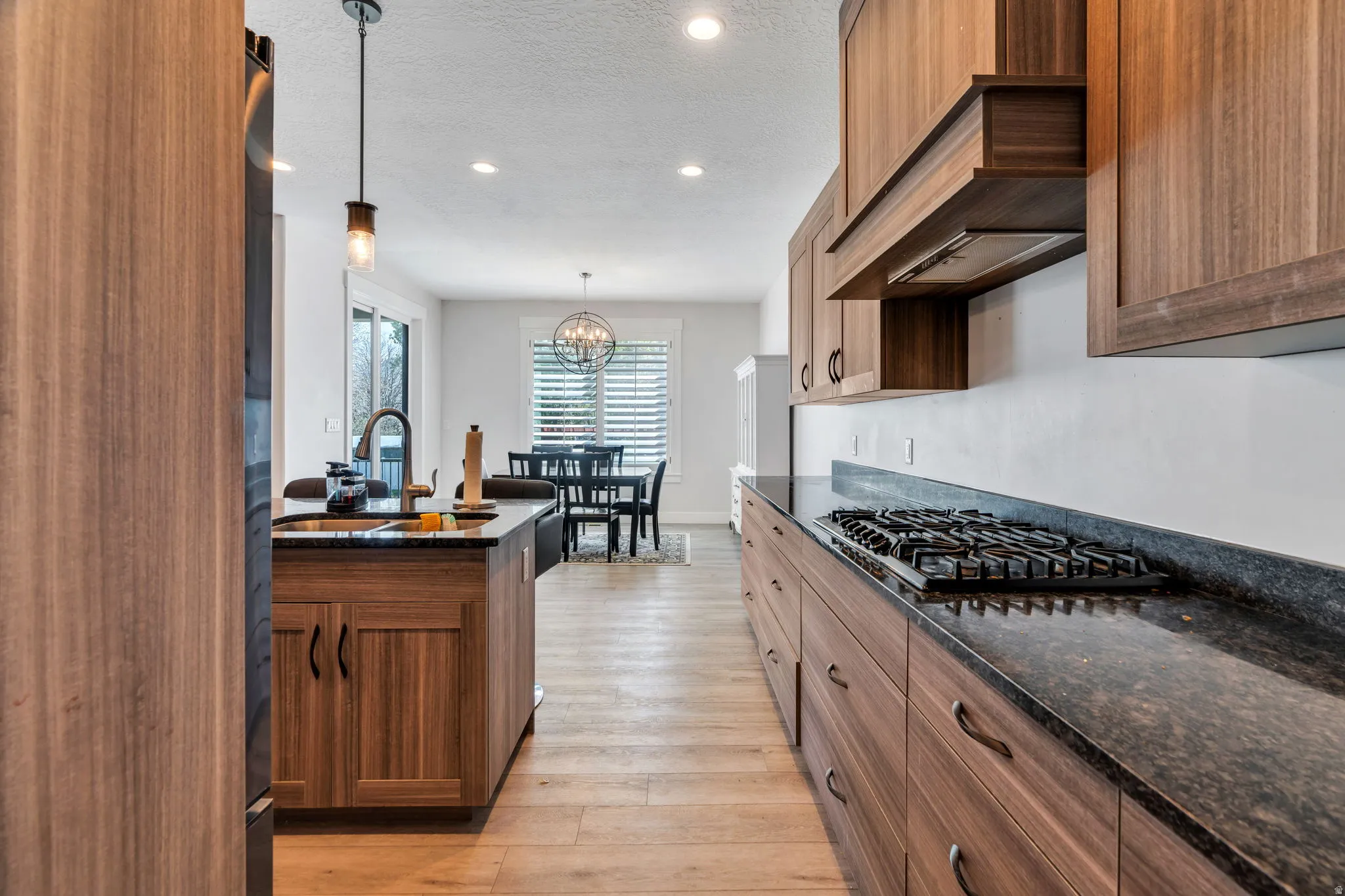 Lots of counter space, gas range