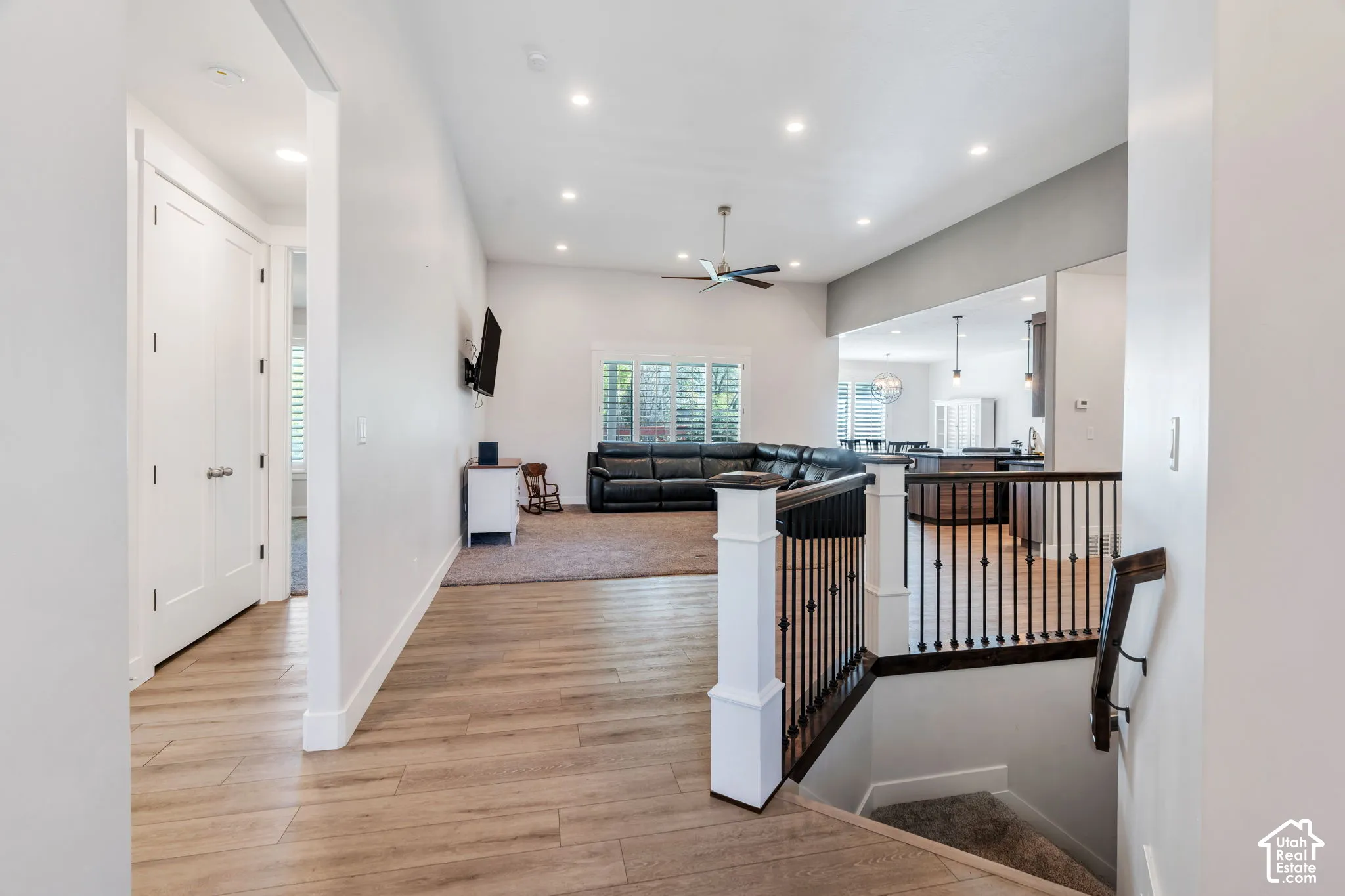 Beautiful open floor plan with LVP flooring
