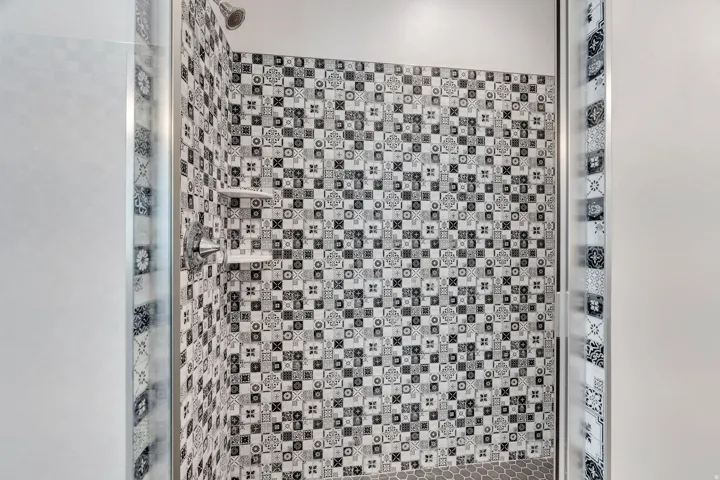 Beautiful tilework in all the bathrooms