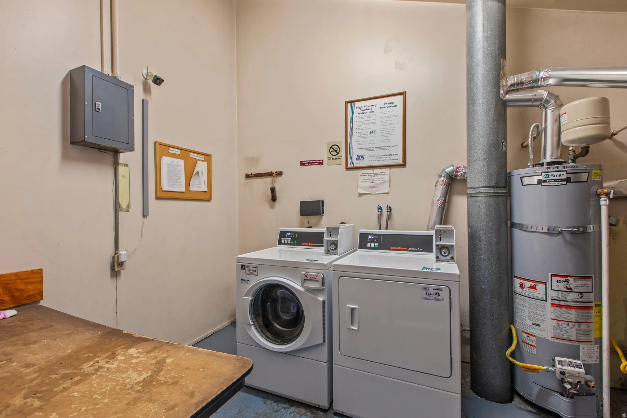 Community laundry room